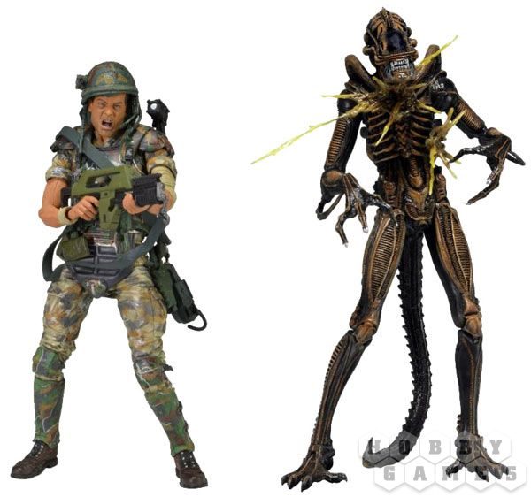 Фигурка Alien 7 Hudson vs Brown Warrior 2 Pack - фото