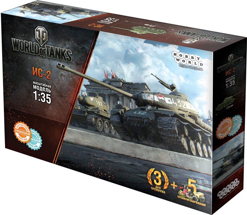 World of Tanks. ИС-2. Масштабная модель 1:35 (Сборный танк) - фото
