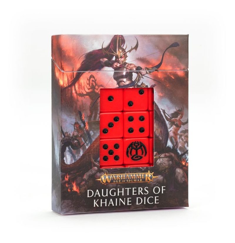 Warhammer Age of Sigmar. Daughters of Khaine Dice Set - фото