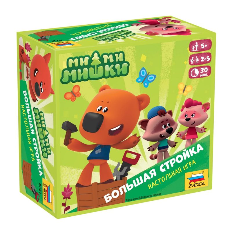 Настольная игра Ми-ми-мишки: Большая стройка - фото