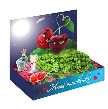 Живая открытка Моей половинке: Вишенки - фото
