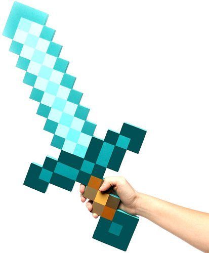 Алмазный меч из Minecraft - фото