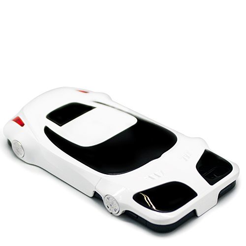 Чехол для iPhone 5/5S Lamborghini (белый) - фото