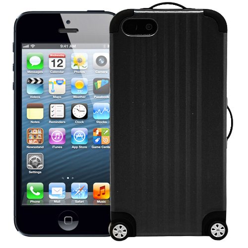 Чехол для iPhone 5/5S Luggage (черный) - фото