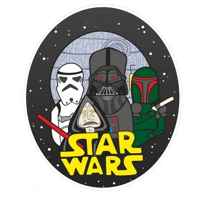Наклейка для туалета Star Wars - фото