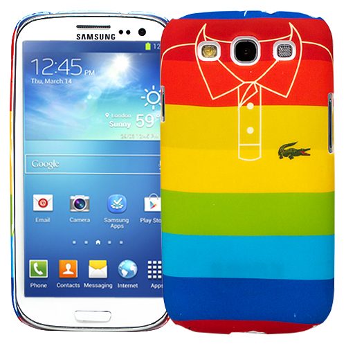 Чехол для Samsung Galaxy S3 Wide stripes, серия Sports shirt - фото
