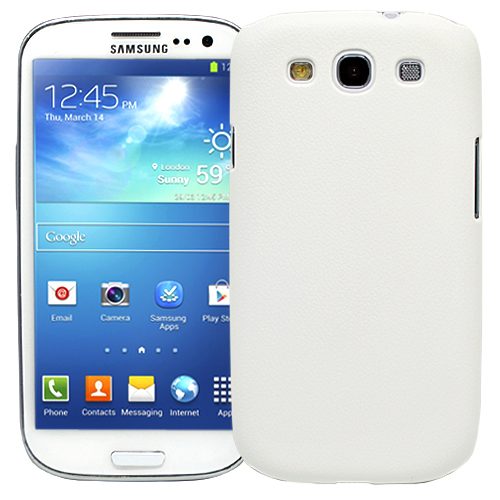 Чехол для Samsung Galaxy S3 Texture (белый) - фото