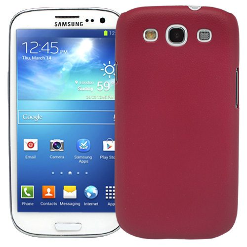Чехол для Samsung Galaxy S3 Texture (красный) - фото