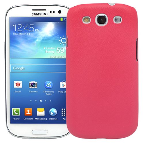 Чехол для Samsung Galaxy S3 Texture (маджента) - фото