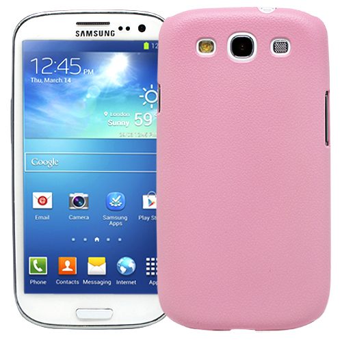 Чехол для Samsung Galaxy S3 Texture (розовый) - фото