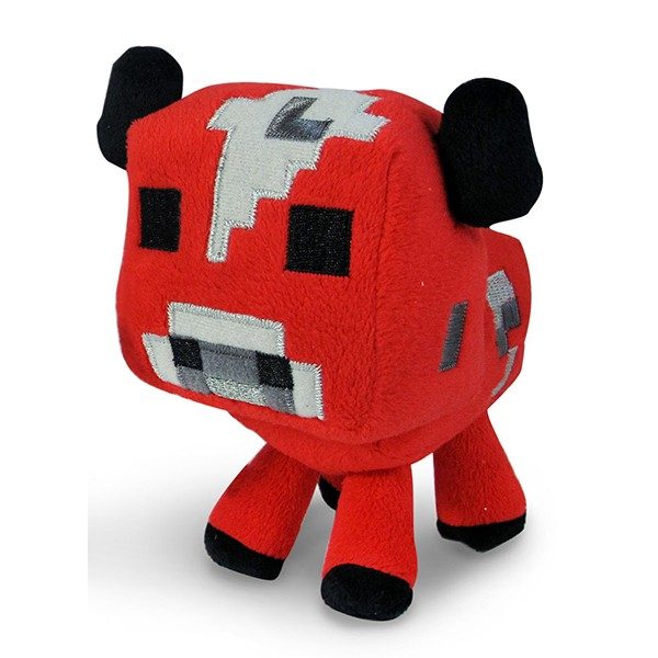 Плюшевая игрушка Minecraft Baby Mooshroom Майнкрафт Детеныш грибной коровы - фото