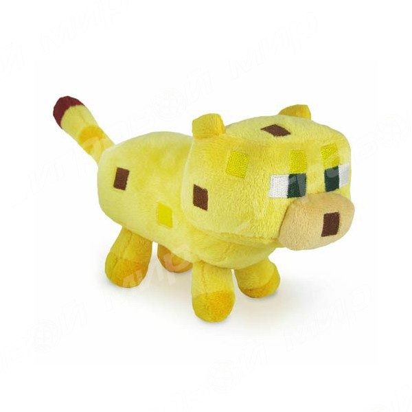 Плюшевая игрушка Minecraft Baby Ocelot Майнкрафт Детеныш Оцелота - фото