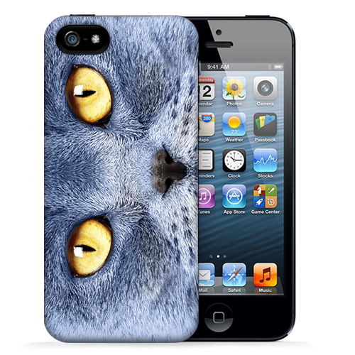 Чехол для iPhone 5/5s Yellow Eyes - фото