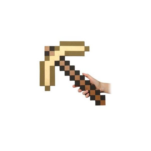 Золотая кирка из Minecraft - фото