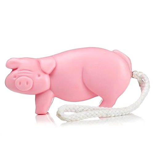 Мыло Large Pig Soap on a Rope - фото