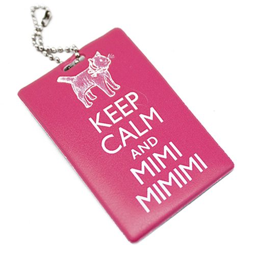 Бирка на багаж Keep calm & Mimimi - фото