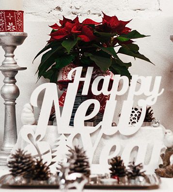 Слово для интерьера Happy New Year - фото