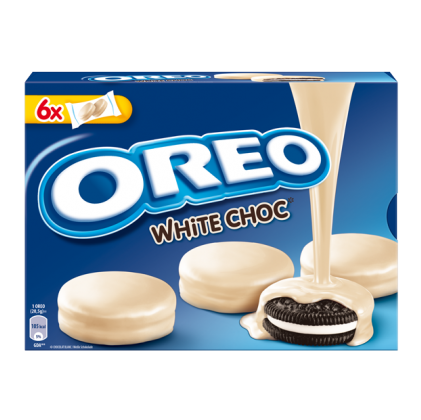 Упаковка печенья Oreo в белом шоколаде - фото