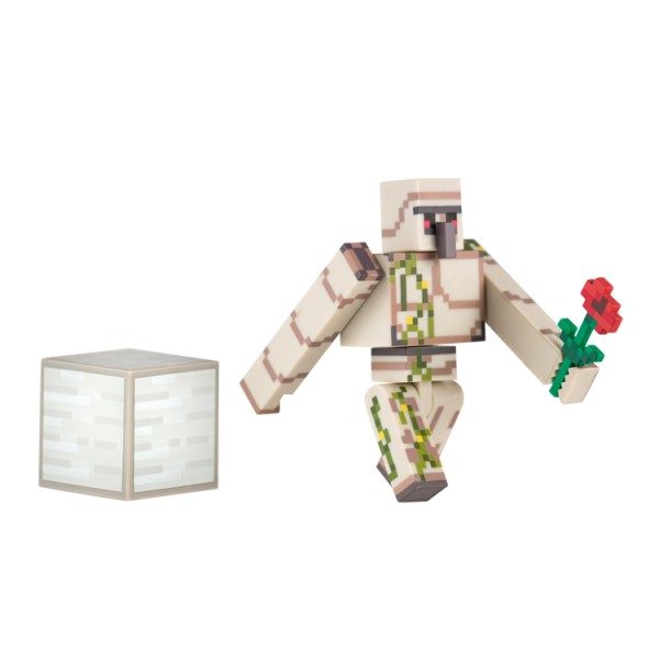 Фигурка Minecraft Iron Golem Майнкрафт Железный Голем с аксессуарами - фото