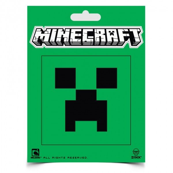 Наклейка Крипер Майнкрафт Creeper Face Minecraft (8см) - фото