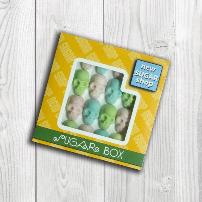 Фигурный сахар Sugar Box (Черепа разноцветные) - фото