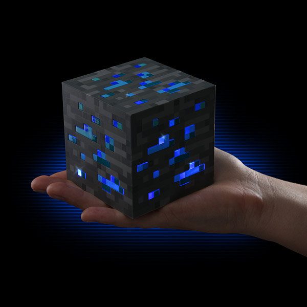 Светильник Minecraft Light-Up Diamond Майнкрафт Алмаз - фото