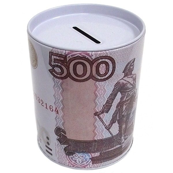 Копилка-банка 500 рублей - фото