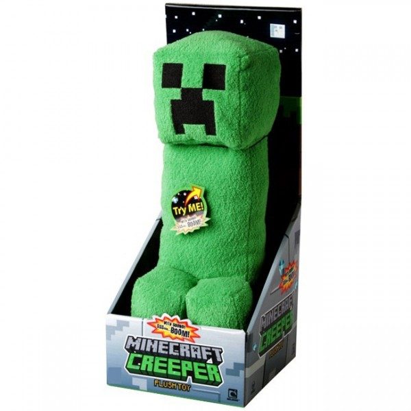 Плюшевая игрушка Майнкрафт Creeper (Крипер) со звуком - фото