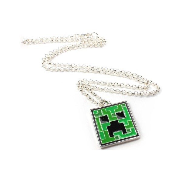 Кулон на цепочке Minecraft Creeper (Майнкрафт Крипер) - фото
