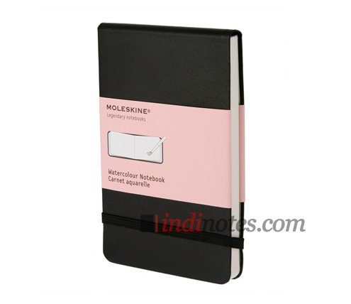 Записная книжка Classic (для акварели), Pocket, черная - фото