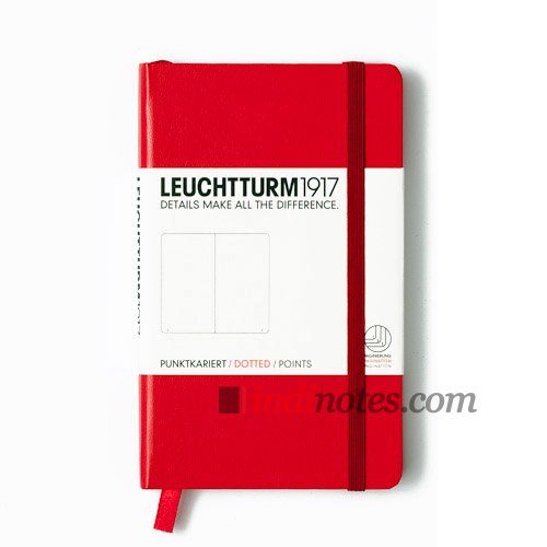 Leuchtturm1917 Pocket Notebook Red - фото