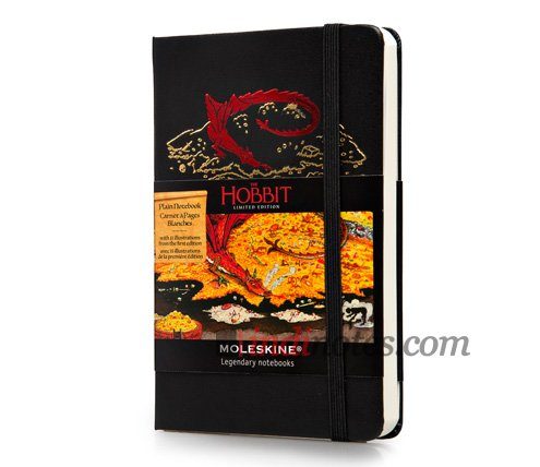 Записная книжка Hobbit-2 (нелинованная), Pocket, чёрная - фото