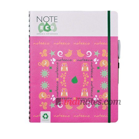 Note Eco Pink Garden A4 - фото