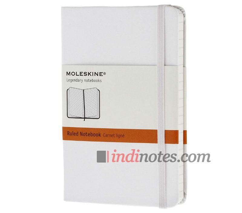 Записная книжка Classic (в линейку), Pocket, белая - фото
