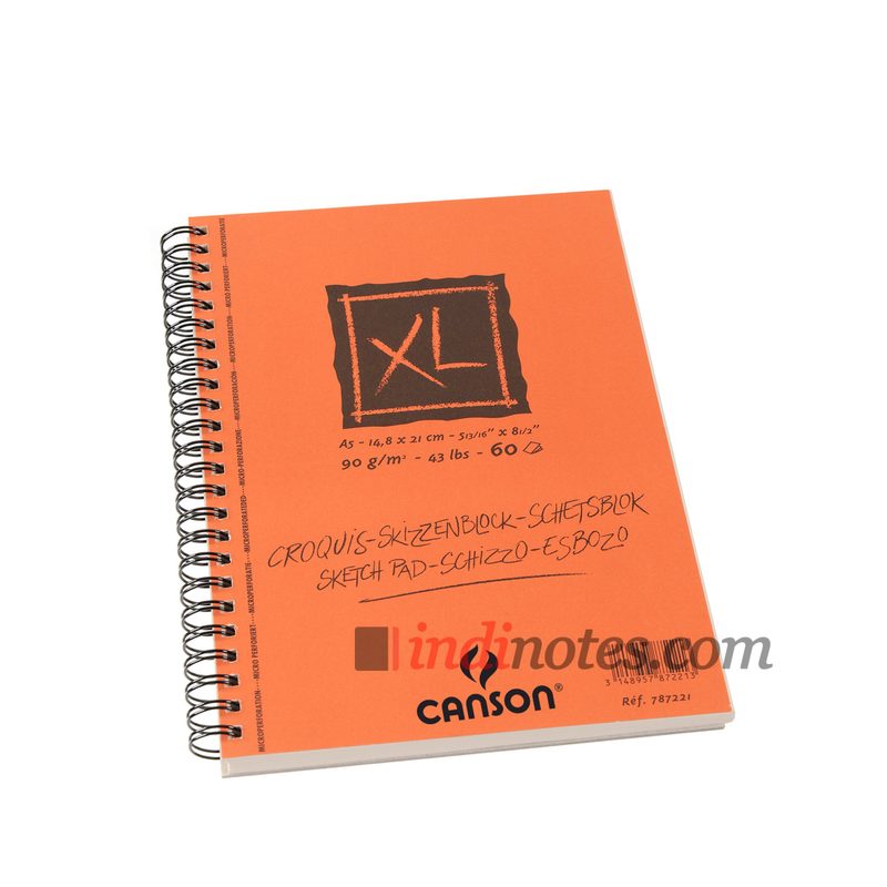 Альбом для графики Canson XL A5 спираль по длинной стороне - фото