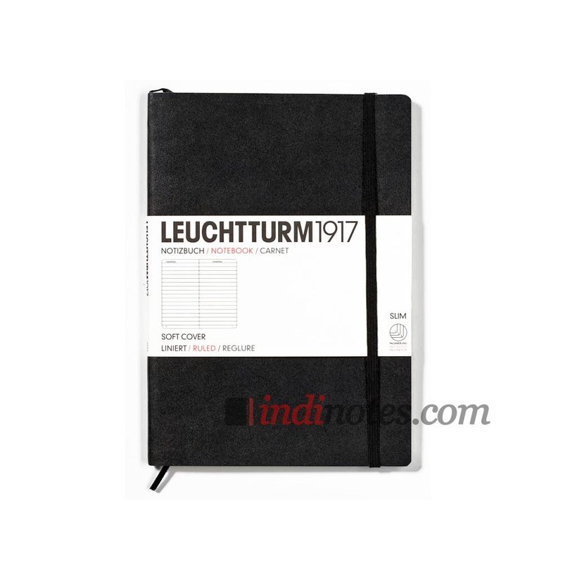 Leuchtturm1917 Medium Soft Cover Notebook Black - фото
