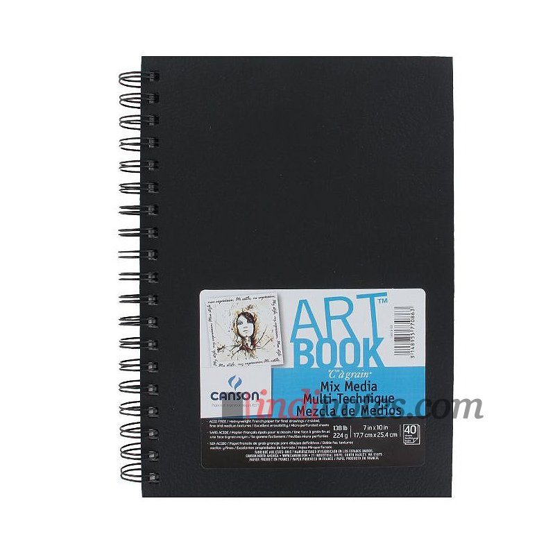 Canson Artbook Mix Media A5+ на спирали - фото