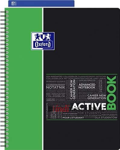 Тетрадь Oxford SOS Notes ACTIVEBOOK 240х297мм A4+ - фото
