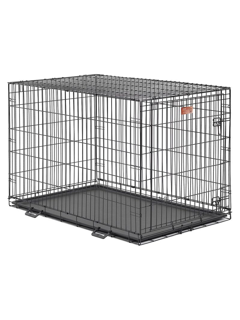 Клетка MidWest iCrate для собак 122х76х84h см, 1 дверь, черная VLT-1548 - фото