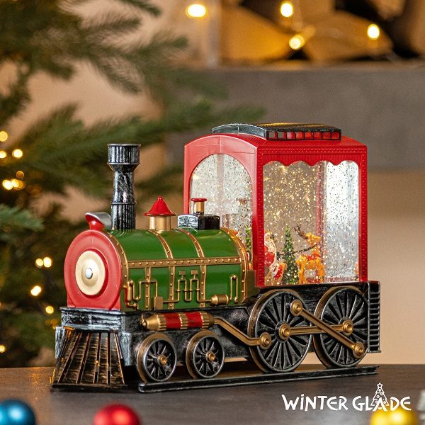 Новогодний фонарь Winter Glade Рождественский поезд F29-1 KSI-F29-1 - фото