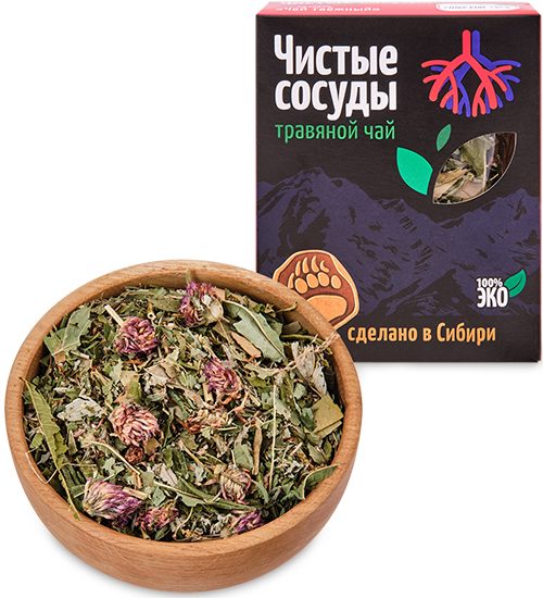 Чай травяной Чистые сосуды в коробке 50гр SB-04/11 113-852001 - фото