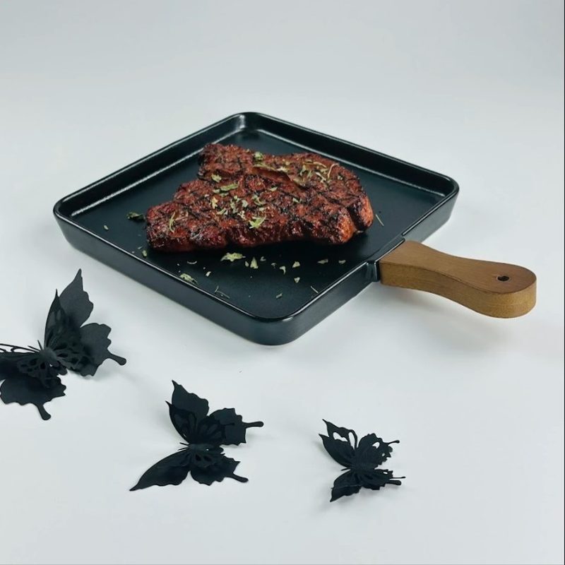 Квадратное блюдо 30,5см с ручкой BLACKWOOD Фарфор 235-039 118-235-039 - фото