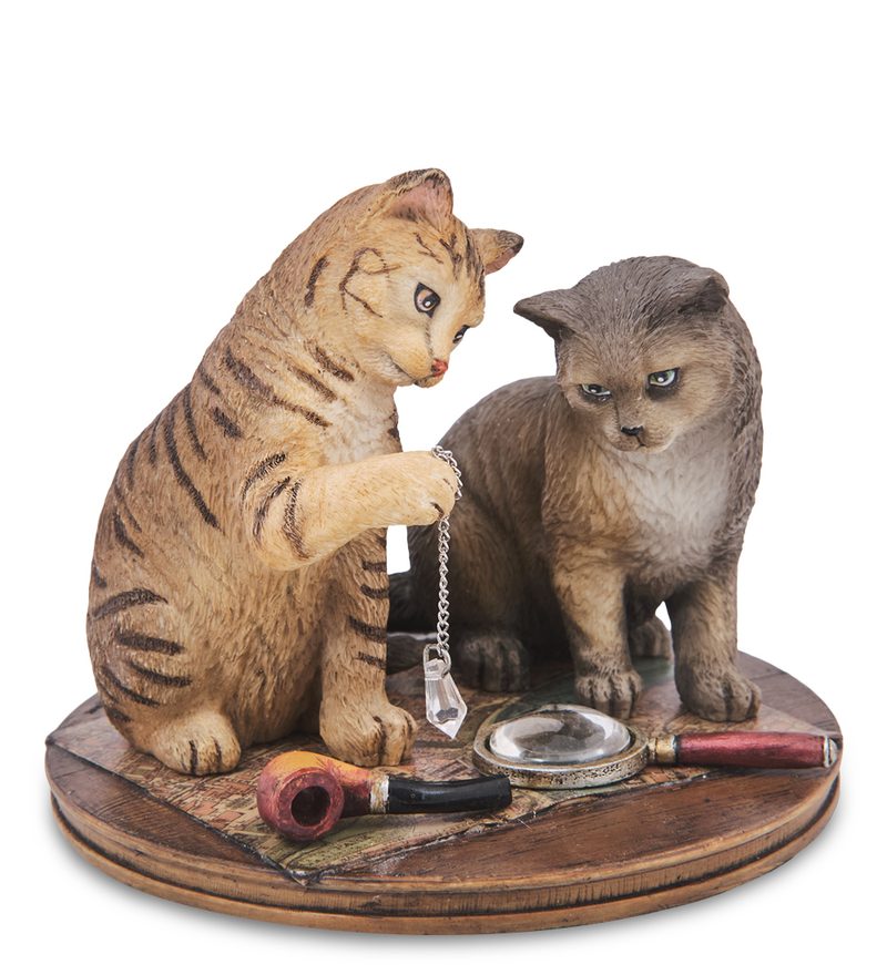 Статуэтка Пара котов - Purrlock Holmes (Лиза Паркер) WS-1353 113-907817 - фото