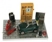 Часы настольные «Автомастерская» - фото