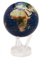 Глобус мобиле Mova Globe «Вид Земли из космоса», d=16,5 см, синий - фото