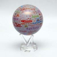 Глобус мобиле Mova Globe «I LOVE YOU», d=12 см - фото