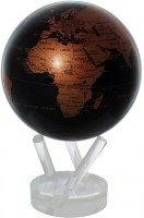 Глобус мобиле Mova Globe с политической картой Мира, d=12 см, цвет бронза - фото