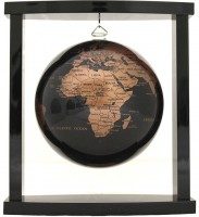 Глобус мобиле Mova Globe с политической картой Мира на подвесе, d=12 см, цвет бронза - фото