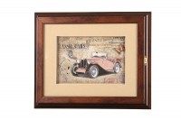 Ключница «Classic cars», 28,5x23,5x5 см - фото