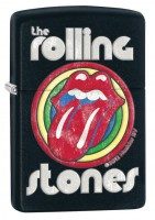 Зажигалка Zippo «The Rolling Stones», 4x6 см, черная - фото